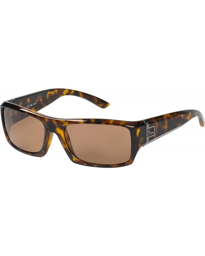 USA Fader Sunglass Tortoise Polarized Brown Optiview $25.58 Sport