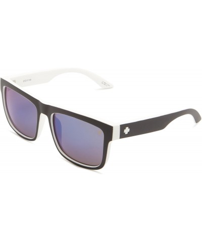 Optic Discord Square Sunglasses, White Wall/Grey & Blue Spectra, 57mm $58.48 Square