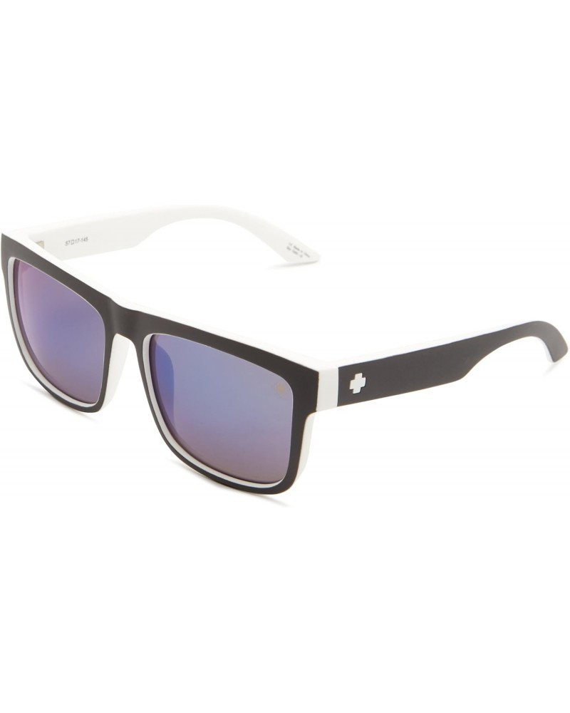 Optic Discord Square Sunglasses, White Wall/Grey & Blue Spectra, 57mm $58.48 Square