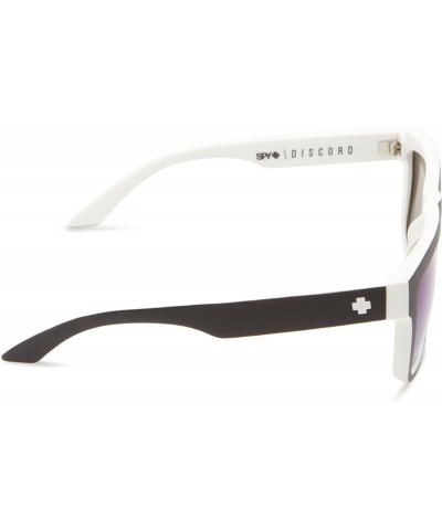 Optic Discord Square Sunglasses, White Wall/Grey & Blue Spectra, 57mm $58.48 Square