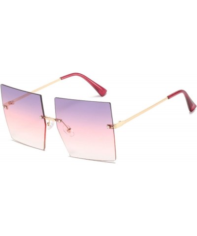 Square Frameless Metal Fashion Sunglasses for Men and Women Outdoor Vacation Sports Sunglasses (Color : 2, Size : 1) 1 3 $15....