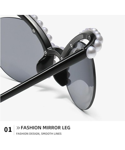 Shiny Diamonds Cat Eye Sunglasses Women Luxury Pearl Punk Sun Glasses Female Shades Candy Color Rhinestone Eyewear Green $10....