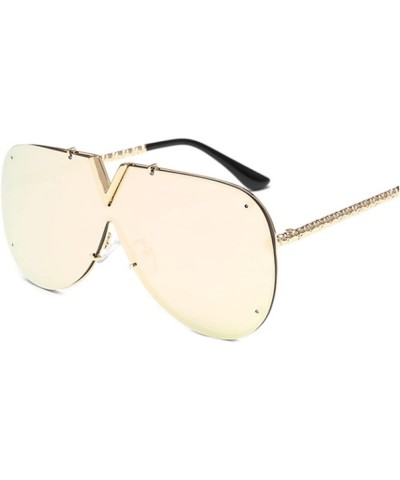 Sunglasses for Men and Women (Color, Size : Brown) Pink As Picture $13.61 Designer