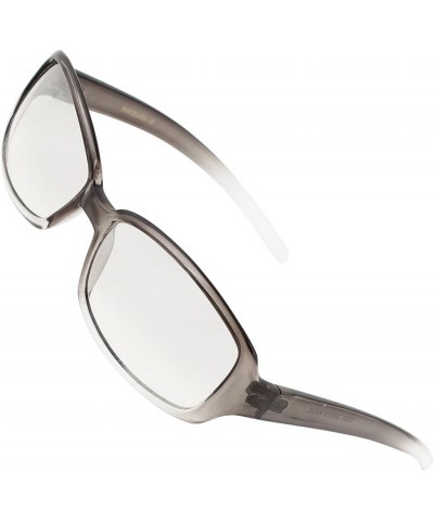 Clear Grey Full Frame Plastic Arms Rectangle Shaped Lens Sunglasses for Unisex (id: a5b fb5 f54 6b8 bad $9.02 Designer