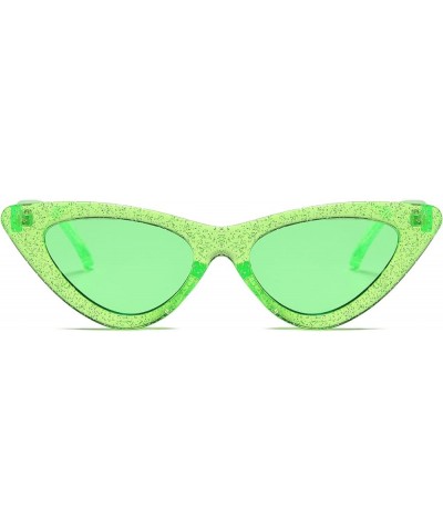 Cat Eye Sunglasses Women Clout Goggles Kurt Cobain Retro Sun Glasses K0566 White+green $7.94 Wayfarer