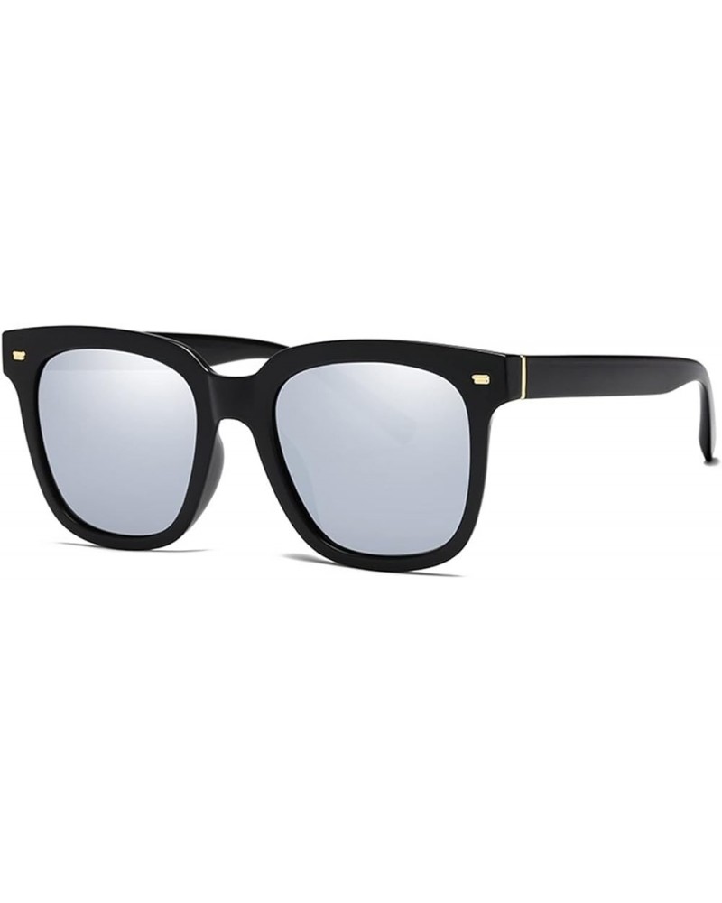 Polarized Retro Men and Women Outdoor Decorative Sunglasses (Color : D, Size : 1) 1 D $22.20 Designer