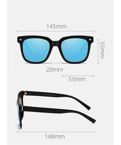 Polarized Retro Men and Women Outdoor Decorative Sunglasses (Color : D, Size : 1) 1 D $22.20 Designer