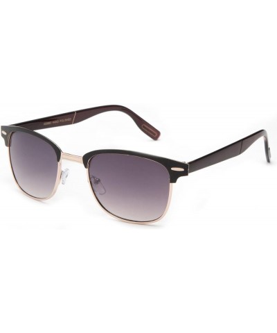 Newbee Fashion -"Quest" Mens Round Frame Metal Fashion Sunglasses Gold $8.99 Round