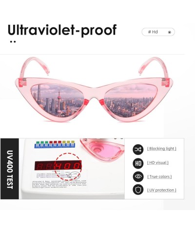 Cat Eye Sunglasses Women Clout Goggles Kurt Cobain Retro Sun Glasses K0566 Pink $7.94 Wayfarer