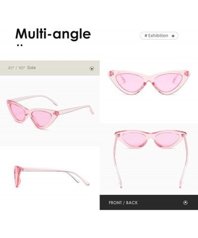 Cat Eye Sunglasses Women Clout Goggles Kurt Cobain Retro Sun Glasses K0566 Pink $7.94 Wayfarer