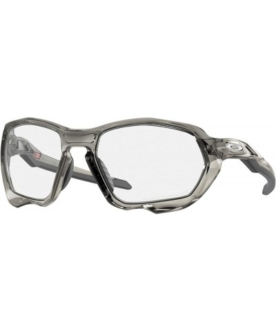 Men's Oo9019a Plazma Low Bridge Fit Rectangular Sunglasses Grey Ink/Photochromic $91.49 Rectangular