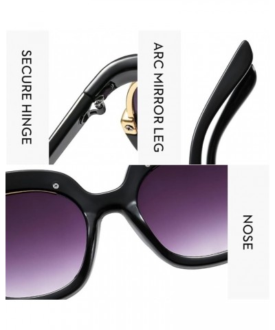 Round Frame Fashion Street Photography Decorative Sunglasses for Men and Women (Color : B, Size : 1) 1 E $14.49 Designer