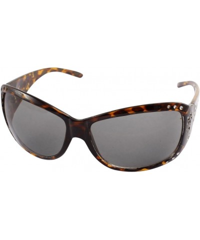 Qtqgoitem Leopard Print Rhinestone Butterfly Design Full Frame Sunglasses Brown (Model: c7a d99 63a f55 6b2) $11.95 Designer