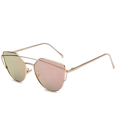 Sunglasses Metal Reflective Flat Lenses Tourism Sunglasses Multi Color Style (Color : Other, Size : C4) C2 Other $25.75 Designer