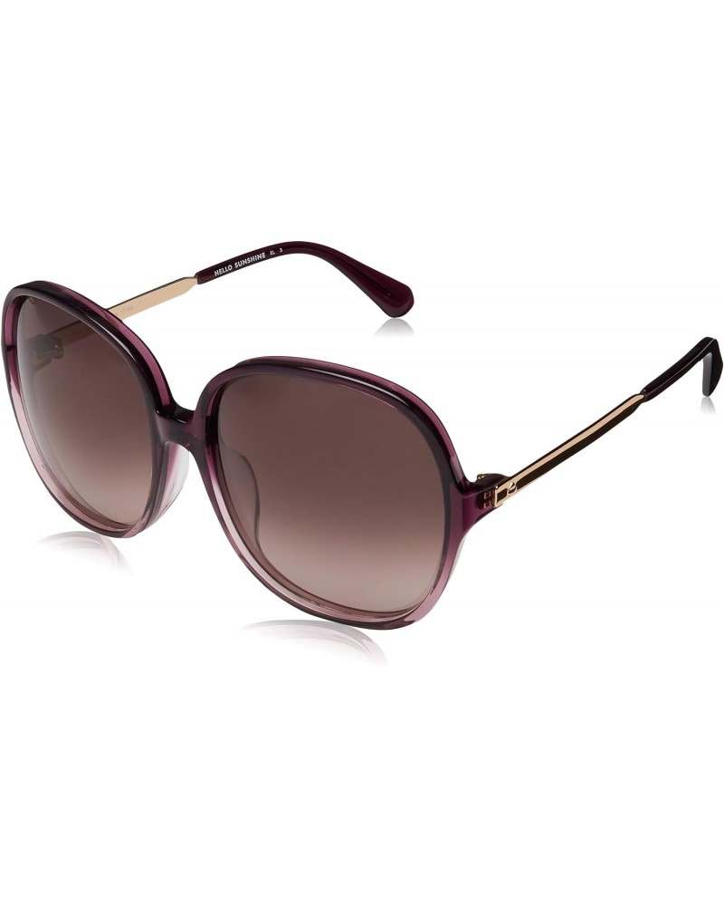 Sunglasses Kate Spade Kadelyn/F/S 00T7 Plum / 3x Pink Gradient Lens $33.57 Oversized