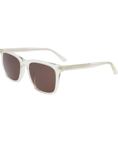 Men's Ck21507s Square Sunglasses Crystal Light Yellow $41.04 Square