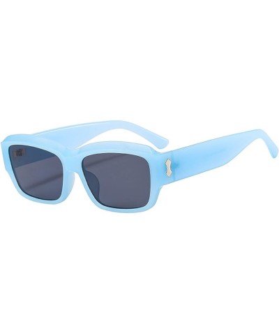 Square Men and Women Outdoor Vacation UV400 Sunglasses (Color : A, Size : 1) 1 D $16.57 Designer