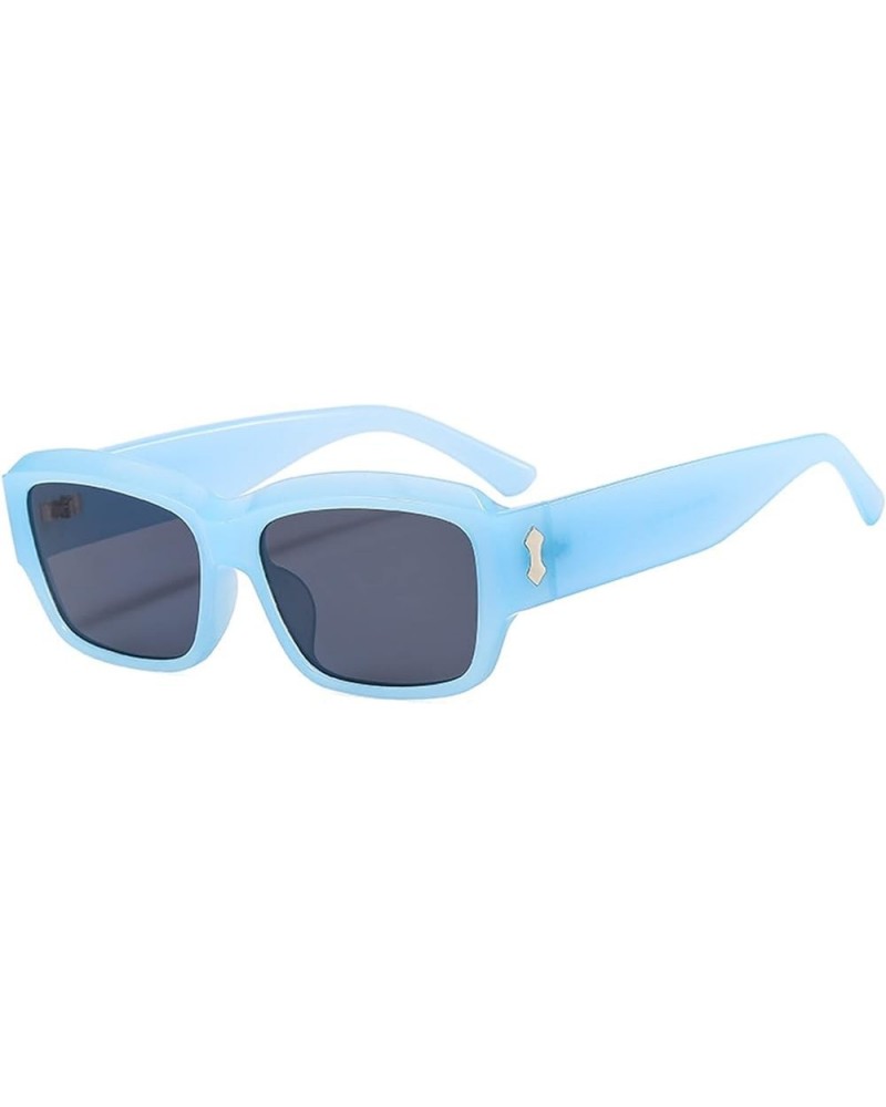 Square Men and Women Outdoor Vacation UV400 Sunglasses (Color : A, Size : 1) 1 D $16.57 Designer