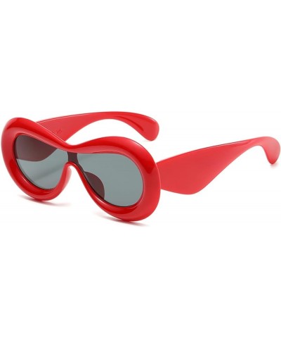 Round frame men and women sunglasses outdoor vacation Trendy UV400 Sunglasses Gift 2 $14.16 Designer