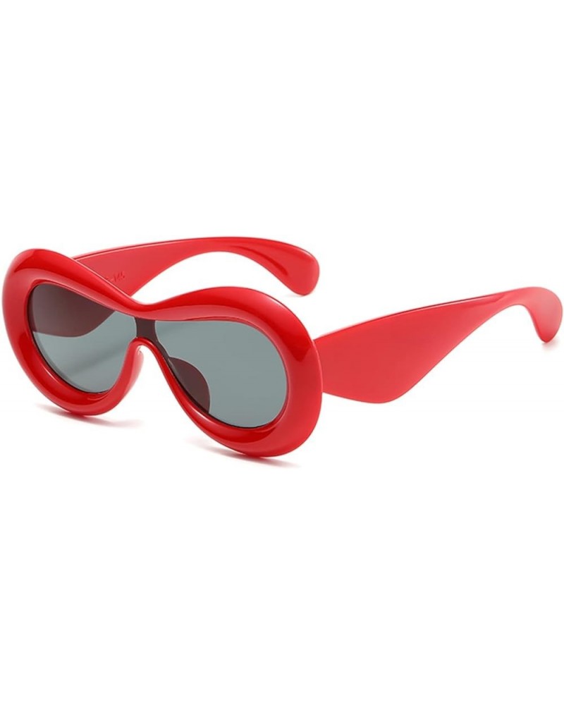 Round frame men and women sunglasses outdoor vacation Trendy UV400 Sunglasses Gift 2 $14.16 Designer