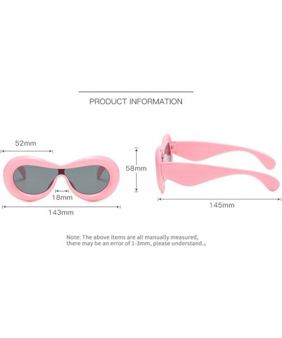 Round frame men and women sunglasses outdoor vacation Trendy UV400 Sunglasses Gift 2 $14.16 Designer