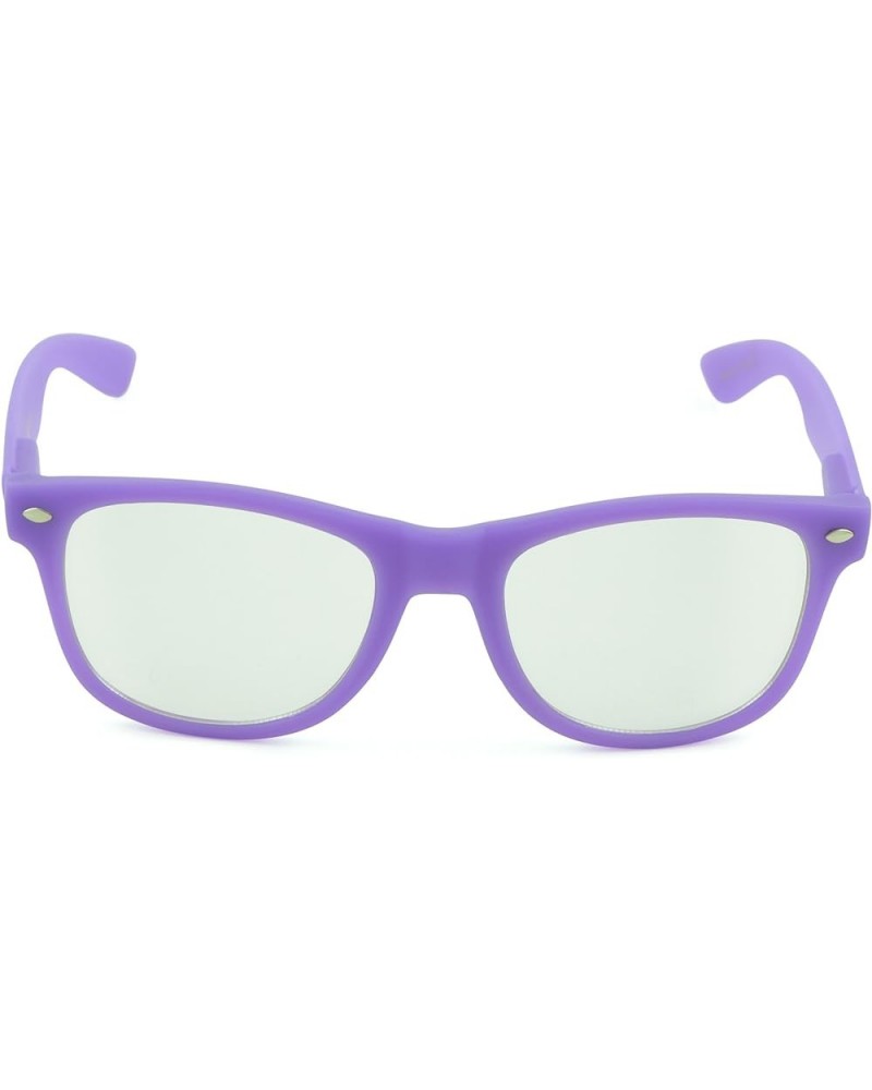 Belle Donne-Men and Women's Trendy Fashion Sunglasses with 100% UV Protection Purple-glow $6.25 Oval