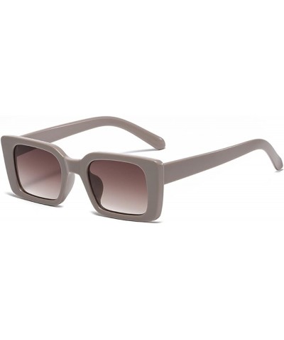 Square Small Frame Retro Sunglasses, Outdoor Holiday Glasses for Men and Women (Color : G, Size : Medium) Medium H $19.88 Square