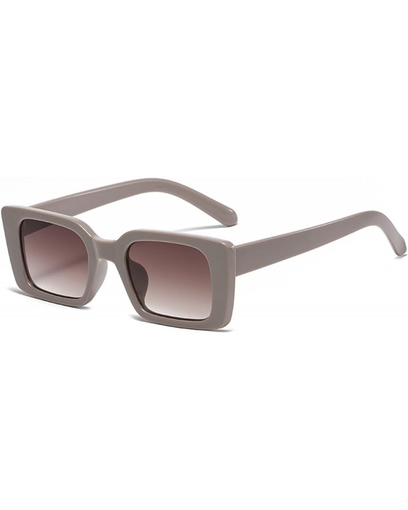 Square Small Frame Retro Sunglasses, Outdoor Holiday Glasses for Men and Women (Color : G, Size : Medium) Medium H $19.88 Square