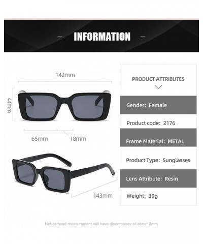 Square Small Frame Retro Sunglasses, Outdoor Holiday Glasses for Men and Women (Color : G, Size : Medium) Medium H $19.88 Square