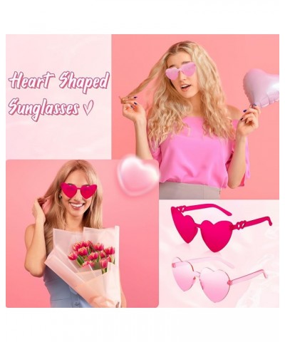 12 Pairs Heart Sunglasses For Women Heart Shaped Sunglasses heart sunglasses For Valentines Day Party Favors 12-pinkrose $17....