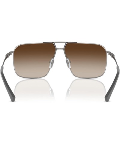 Men's Ax2050s Aviator Sunglasses Matte Gunmetal/Polarized Bronze $42.42 Aviator