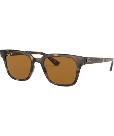 Rb4323 Square Sunglasses Light Havana/Polarized Brown $54.14 Square