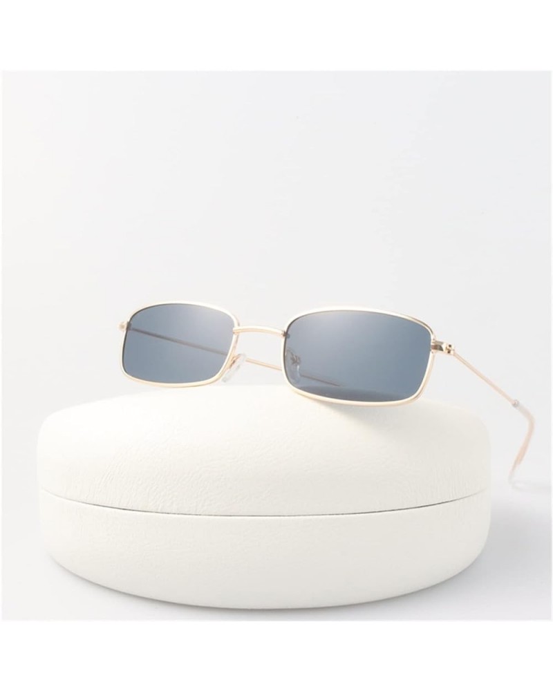 Men's and Women's Sunglasses (Color : No Box, Size : Silver Silver) Gold Gray No Box $20.62 Designer