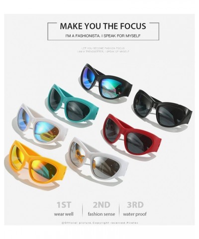 Cycling Fashion Large Frame Sunglasses Men and Women Outdoor Vacation Decorative Sunglasses (Color : 6, Size : 1) 1 7 $11.36 ...