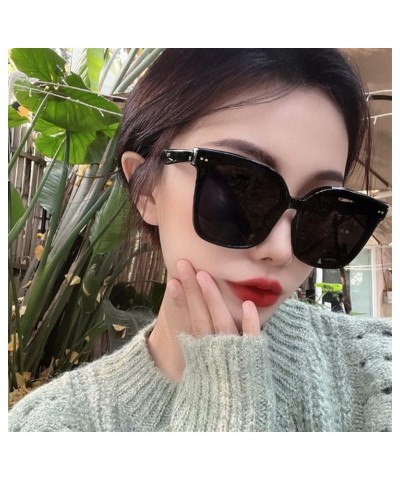 Large Frame Fashion Square Sunglasses Men and Women Vacation Beach Decorative Sunglasses Sunglasses (Color : 3, Size : One Si...