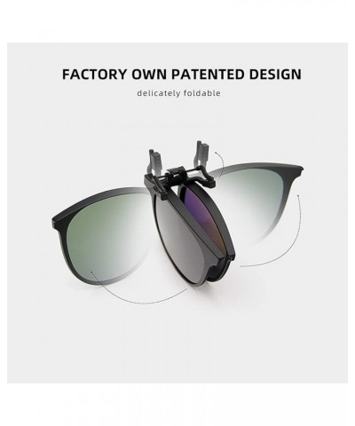 Polarized Clip on Sunglasses for Men & Women UV Protection with Flip Up Anti Glare Fishing Driving Glasses … Black $10.12 Rim...