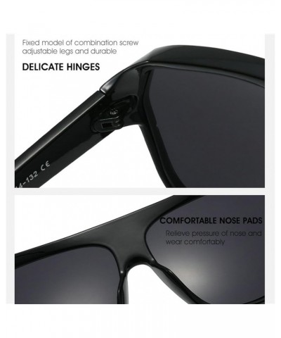 Futuristic y2k Sunglasses for Women Oversized Trendy Shield Wrap Around Frameless Sun Glasses Black $10.72 Square