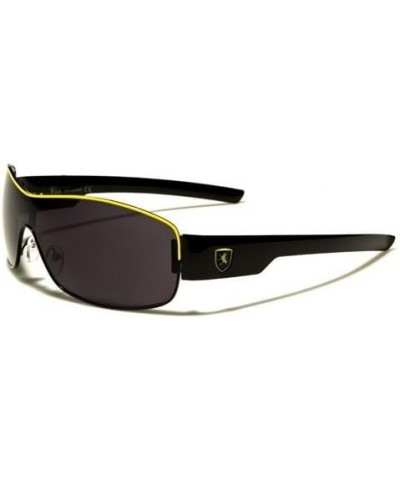 New 2014 Men's Stylish Active Lifestyle Driving Sunglasses-KN32960 Black Yellow $8.68 Wayfarer