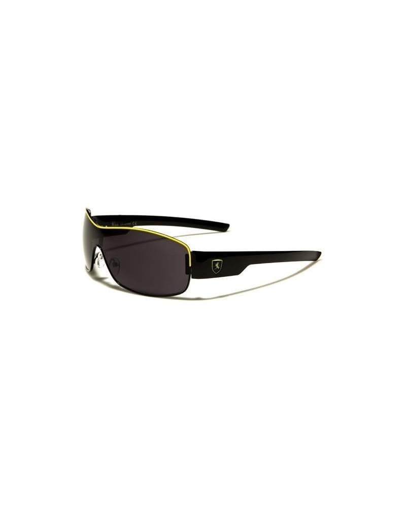 New 2014 Men's Stylish Active Lifestyle Driving Sunglasses-KN32960 Black Yellow $8.68 Wayfarer