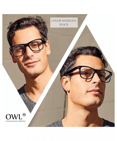 Retro Style Sunglasses 80's Classic Vintage Unisex Nerd Colored Frame OWL ® Clear Hot Pink $7.78 Rimless