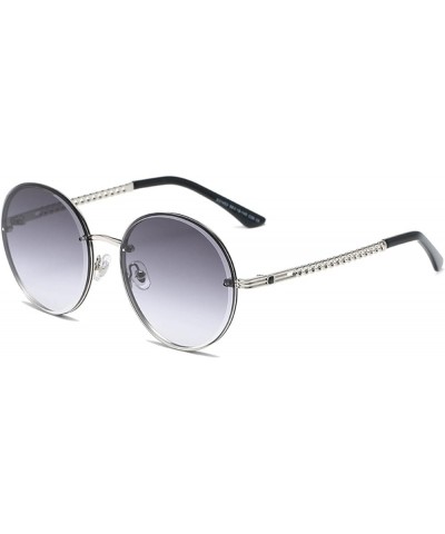 Retro Round Frame Metal Sunglasses for Men and Women Outdoor Vacation Sun Glasses (Color : A, Size : Medium) Medium D $19.65 ...