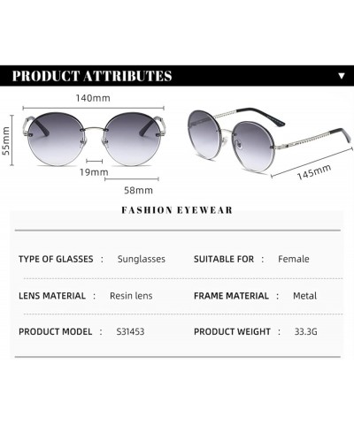 Retro Round Frame Metal Sunglasses for Men and Women Outdoor Vacation Sun Glasses (Color : A, Size : Medium) Medium D $19.65 ...