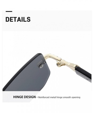 Personalized Men And Women Sunglasses Frameless Stylish Polygonal Trendy UV400 Sunglasses Gift A $12.93 Designer