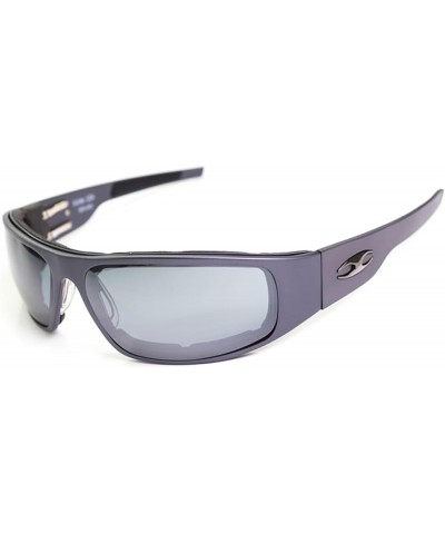 Big Daddy Bagger Mirror Lens Sunglasses with Gunmetal Smooth Frame Mirror Silver $77.98 Designer