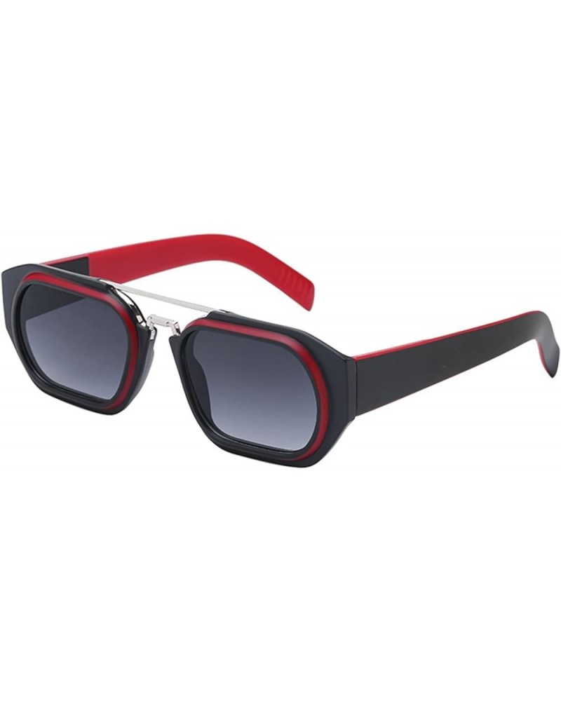 Men and Women Retro Driving Sunglasses Vacation Beach Decorative Sunglasses (Color : G, Size : 1) 1 F $19.29 Designer