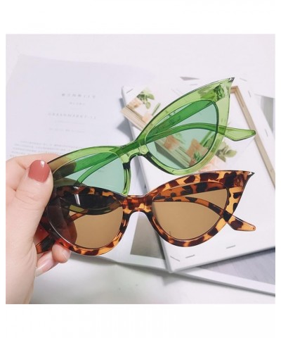 Cat Eye Small Frame Men and Women Outdoor Beach Vacation Personality Sunglasses (Color : A, Size : 1) 1 E $19.09 Designer