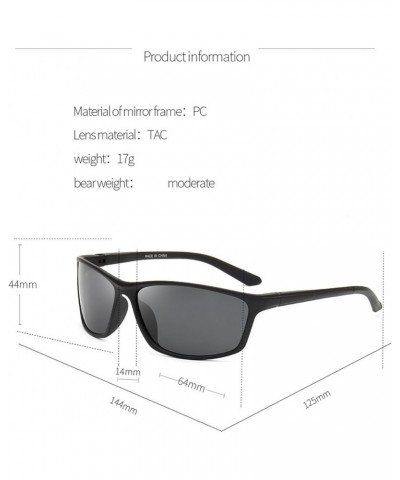 Outdoor Sports Polarized Men's Sunglasses Cycling and Fishing Sunglasses (Color : B, Size : 1) 1 B $13.57 Sport