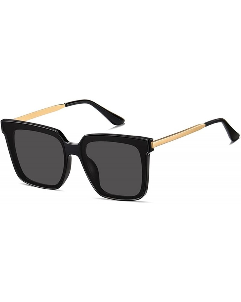 Square Large Frame Men And Women Sunglasses Outdoor Vacation Driving Commuter Trend UV400 Sunglasses Gift A $19.44 Designer