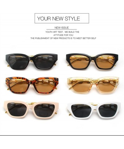 Fashion Men and Women Beach Sunglasses Hip Hop Punk Decorative Sunglasses (Color : B, Size : 1) 1 D $13.75 Designer