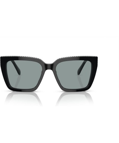 Women's Sk6013 Square Sunglasses Black/Dark Grey $132.30 Square